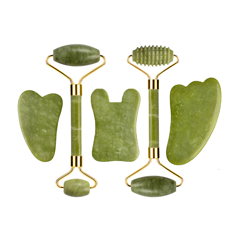 Spa Y Wellness - ลูกกลิ้งหยกธรรมชาติ Gua Sha ชุดนวด Guasha คณะกรรมการหวี