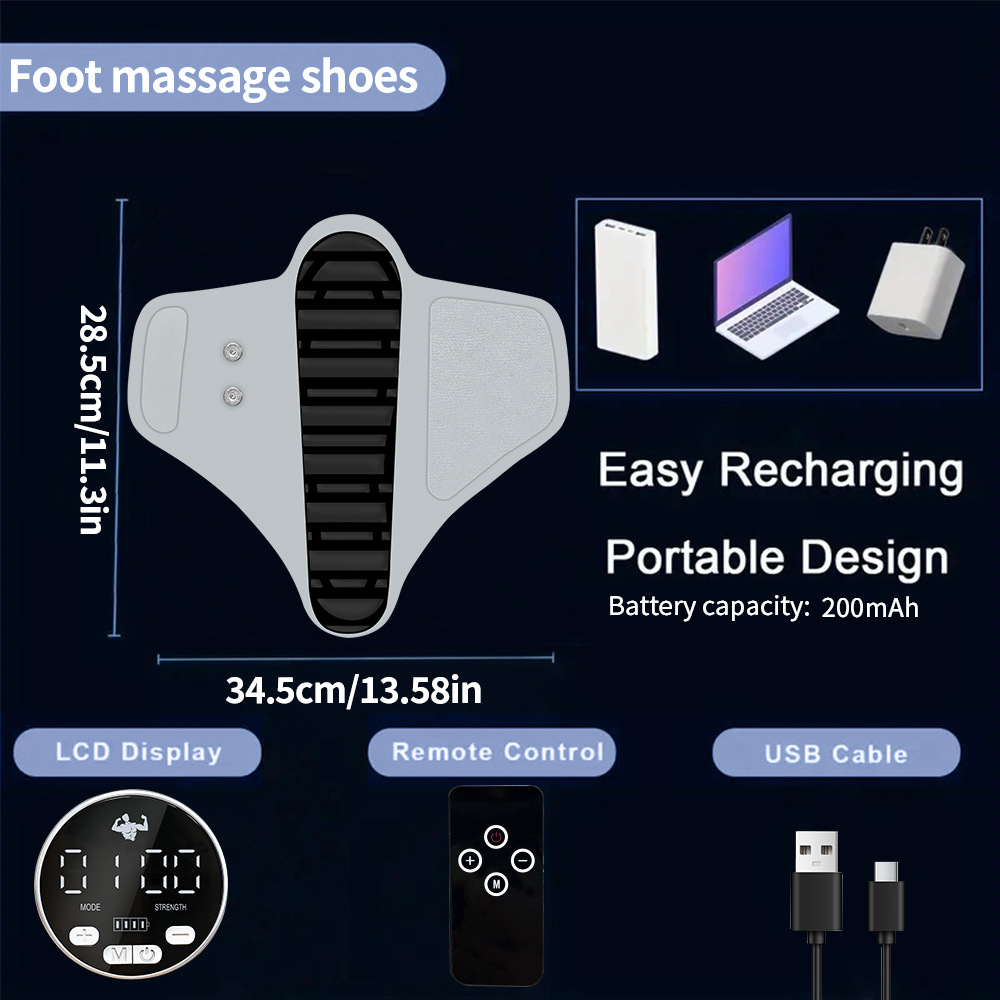 รองเท้านวดเท้าไฟฟ้า EMS แผ่นกร - Spa Y Wellness บทวิจารณ์และราคา
