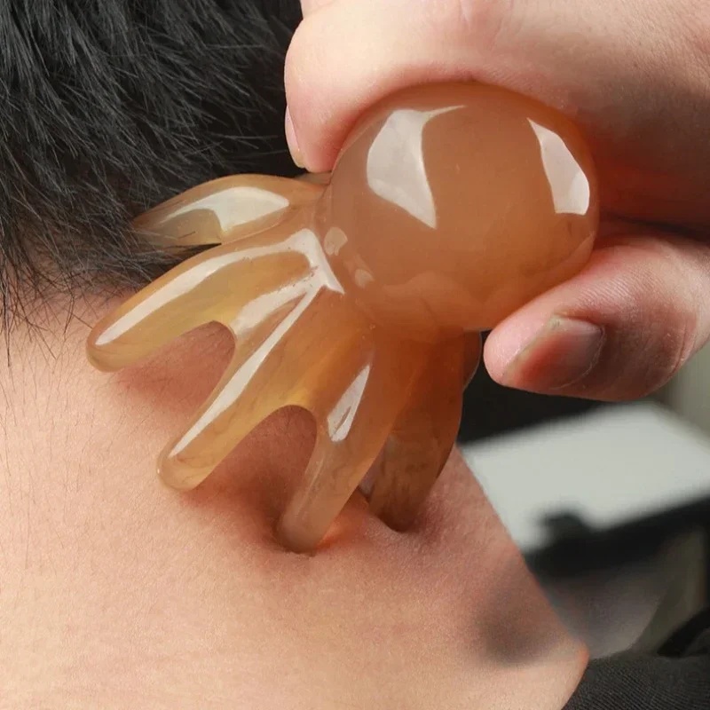 หวีนวดศีรษะรูปปลาหมึกเรซิน สำห - Spa Y Wellness บทวิจารณ์และราคา