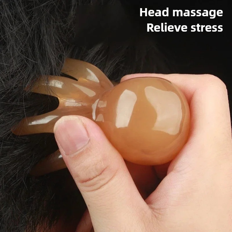 หวีนวดศีรษะรูปปลาหมึกเรซิน สำห - Spa Y Wellness บทวิจารณ์และราคา