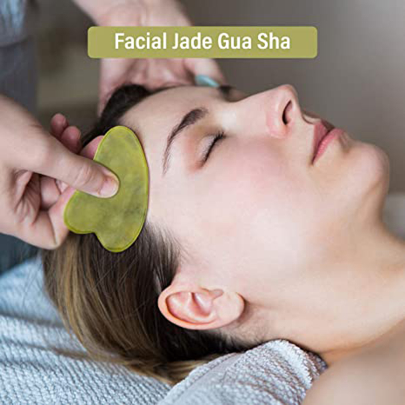 ลูกกลิ้งหยกธรรมชาติ Gua Sha ชุ - Spa Y Wellness บทวิจารณ์และราคา