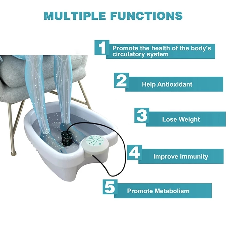 เท้าดีท็อกซ์ Ionic สปาเครื่องน - Spa Y Wellness บทวิจารณ์และราคา